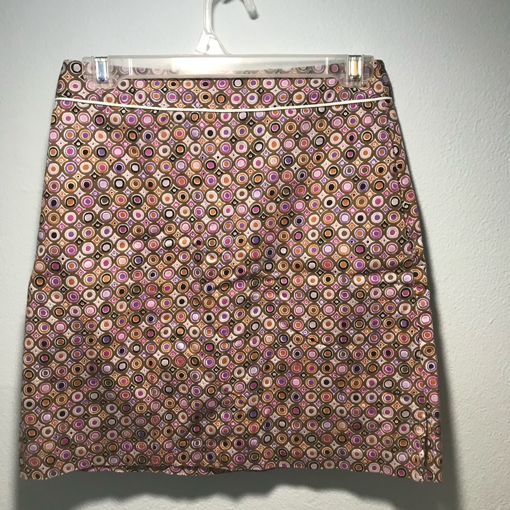 Clare hare Darien Patterned Mini skirt